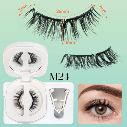 VYRILA Soft Magnetic Eyelashes – No Glue 3D Reusable Lashes for Natural Look & Easy Eye Makeup Application