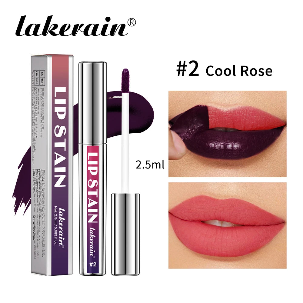 Peel-Off Lip Stain - Long-Lasting Waterproof Pink Tint with Transfer-Resistant Finish