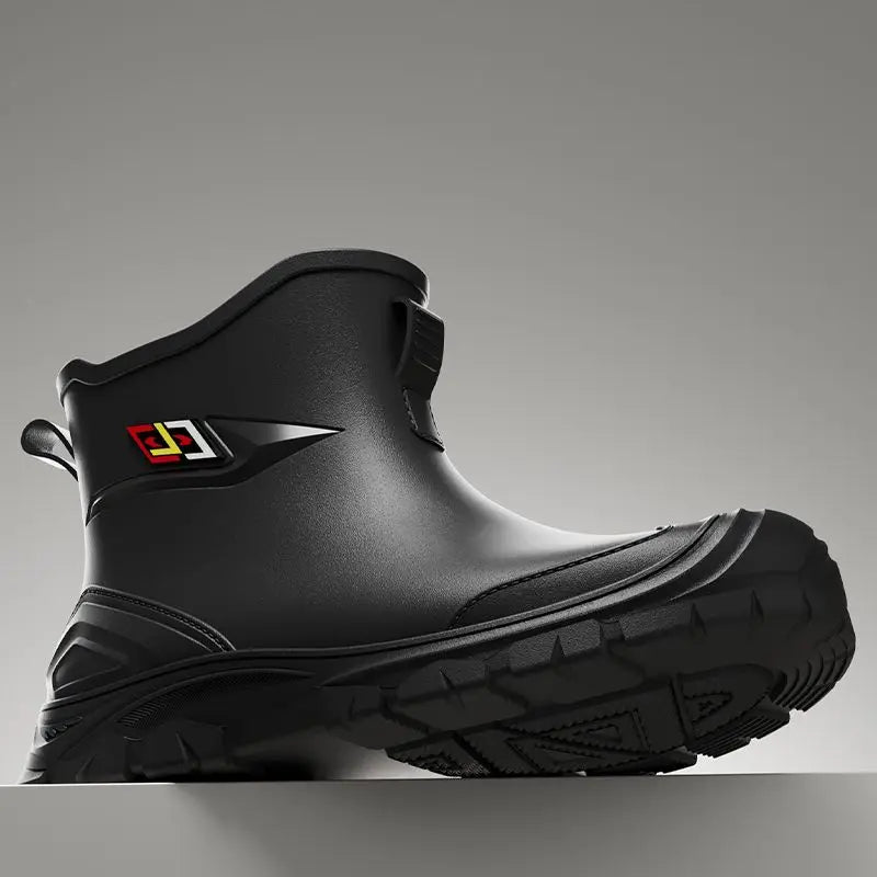 2024 Men's Waterproof Water Boots — Non-Slip Rubber Work Shoes for Outdoor Rain, Camping & Fishing