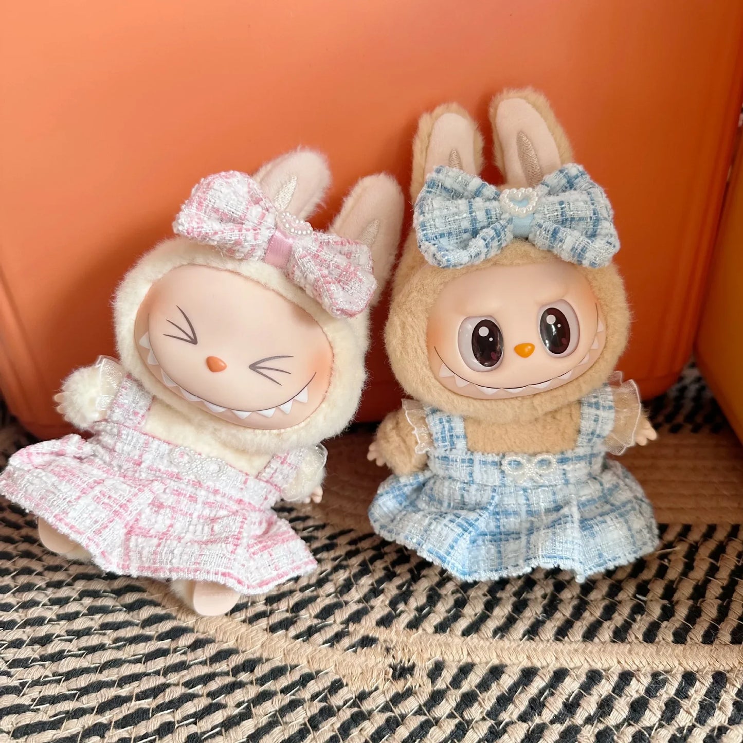 17cm Mini Plush Doll Clothes — Kpop EXO Labubu Idol Outfit Accessories Gift