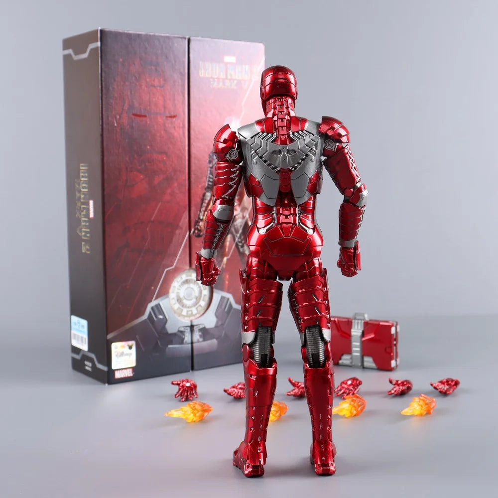 ZD Toys 7" Iron Man Action Figures – Joint Movable MK1 to MK50 Movie Collectible Dolls