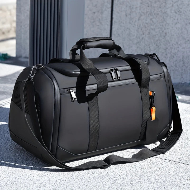 Large Capacity Men’s Carry-On Travel Duffel Bag – Spacious Gym & Weekend Overnight Bag with Multiple Compartments
