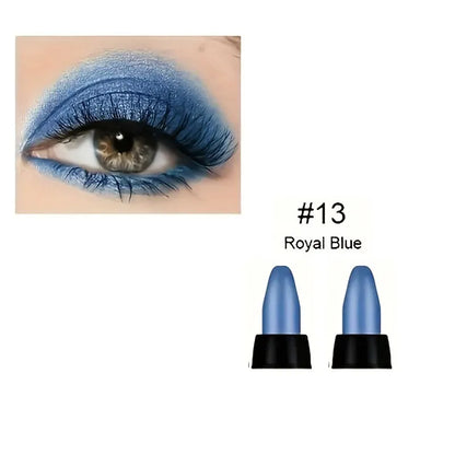 16 Colors Pearlescent Waterproof Eyeliner – Glitter, Long-Lasting & Non-Smudge Eye Makeup