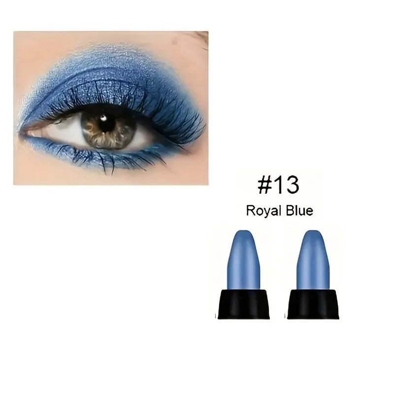 16-Color Pearlescent Eyeliner – Glitter Waterproof, Long-Lasting Non-Smudge Eye Makeup