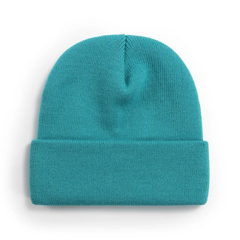 Winter Knit Beanie Hat - Warm Stretch Skull Cap for Boys Girls Adults in Black White Blue Pink & More Colors