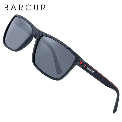 BARCUR TR90 Polarized Sunglasses - Lightweight Sports Eyewear for Men and Women, UVAB Protection
