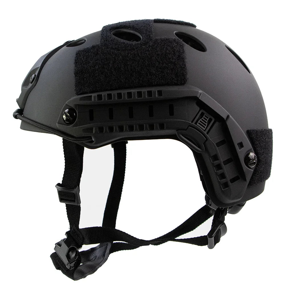 Adjustable Tactical Helmet – Thicken ABS Protective Gear for Air Gun Shooting, CS, Outdoor Use, Head Size 55-60cm