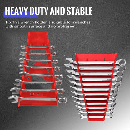 Plastic Wrench Organizer Tray – Tool Rack Holder for Spanners, Sockets & Standard Wrench Storage