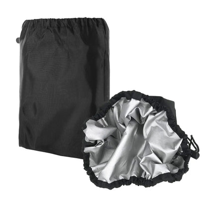 Outdoor 210D Black Oxford Propane Tank Cover – Waterproof, Dustproof Gas Bottle & Stove Protector for Camping