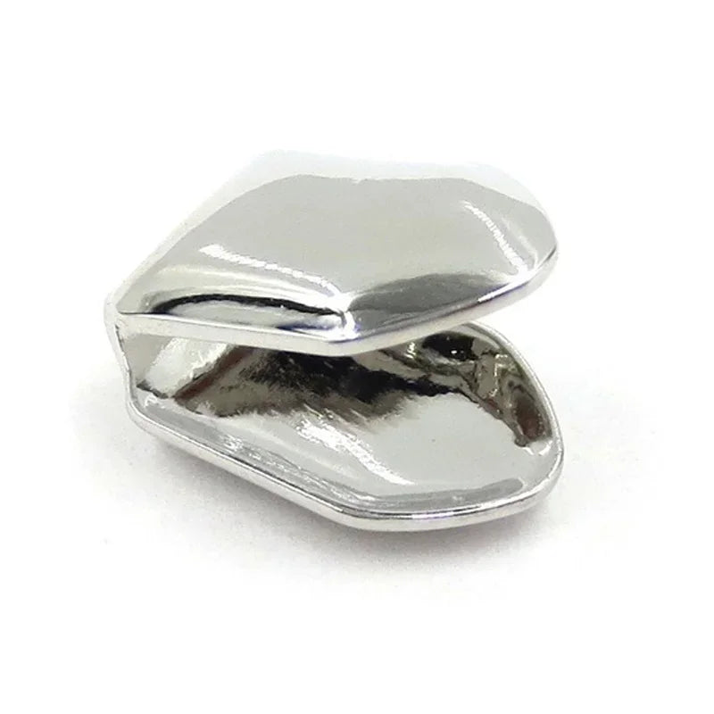 Delysia King Custom Fit Hip Hop Grillz – Single Tooth Cap for Top & Bottom in 4 Colors