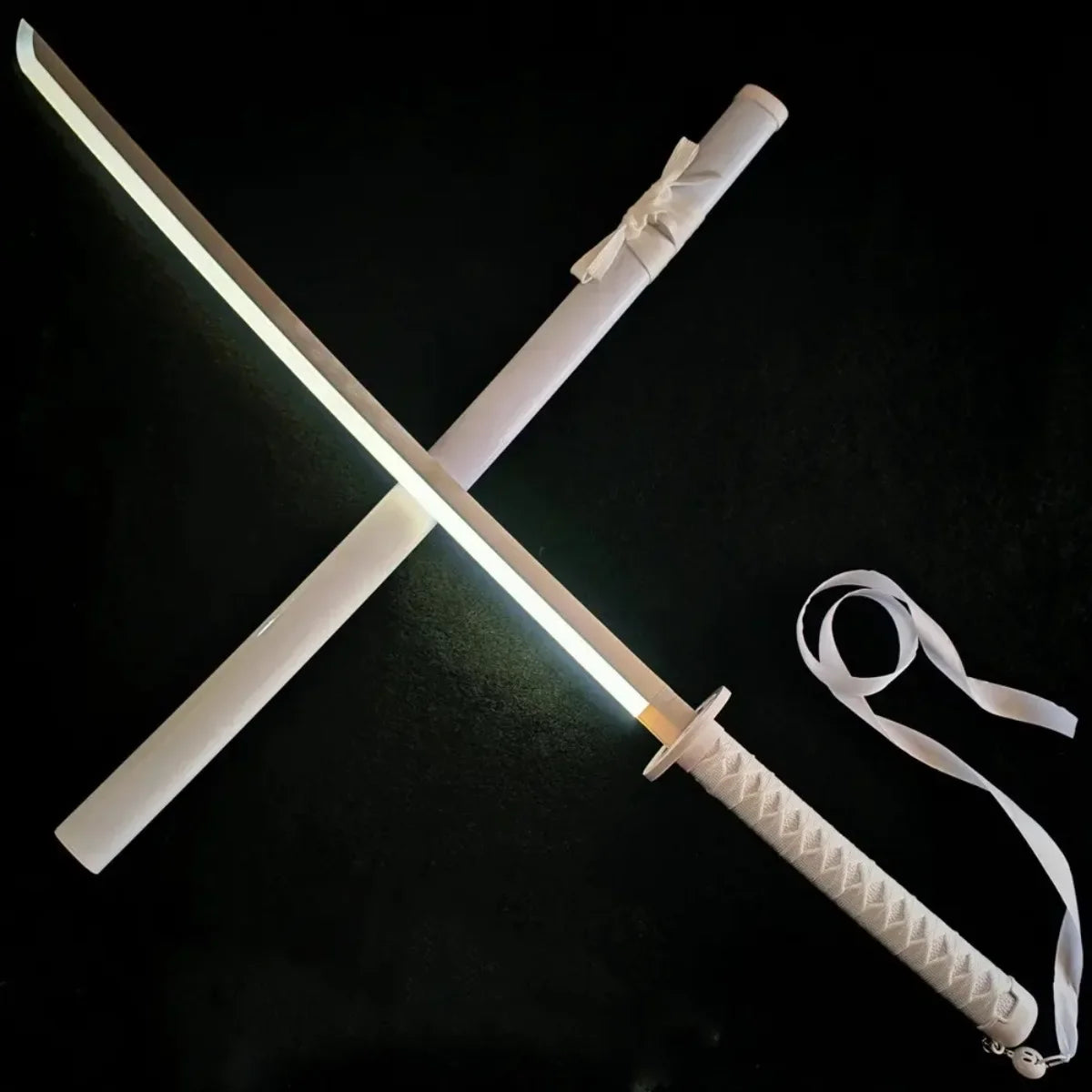 40-Inch LED Luminous Katana - Kuchiki Rukia Anime Cosplay Prop Sword with Light-Up Blade