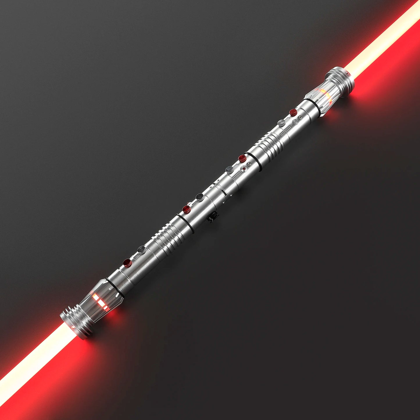 Darth Maul Double-Edged Neopixel Lightsaber – Xenopixel Jedi Laser Sword for Heavy Dueling & Cosplay