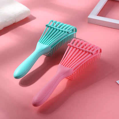 Octopus Hairbrush: Scalp Massage Detangler for Curly & Thick Hair - Salon Quality Detangling Brush for Women & Men