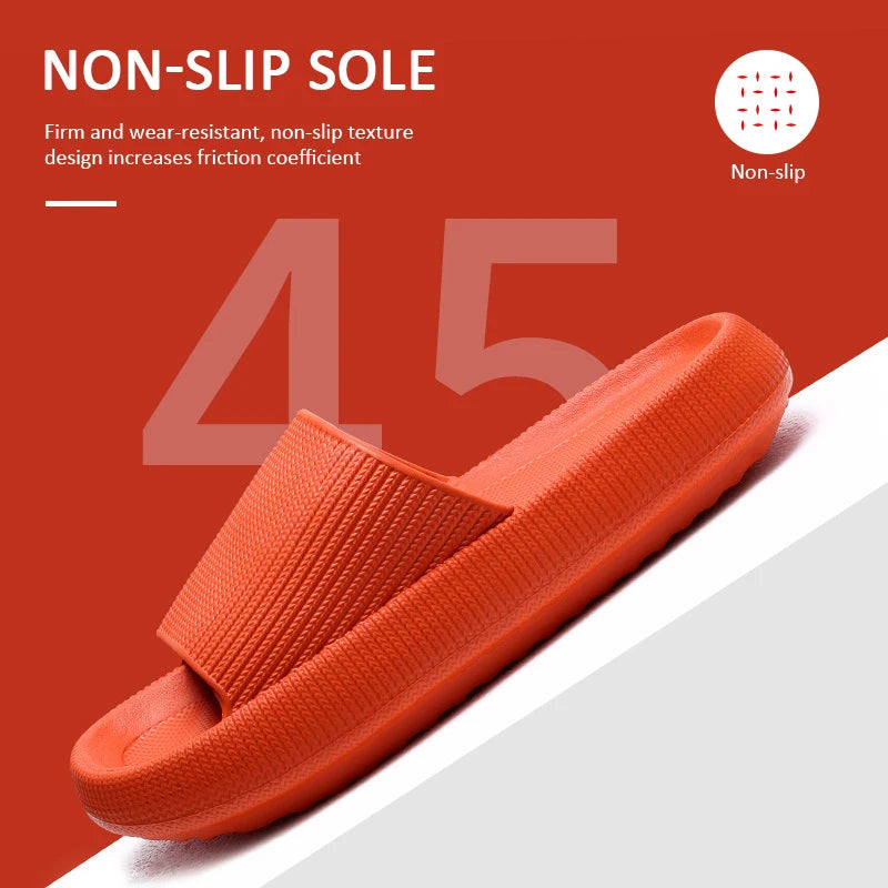 2024 Summer Women's Thick Platform Home Slippers | Fashion Soft Sole EVA Indoor Sandals | Non-Slip Flip Flops