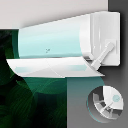 Adjustable Hanging Air Conditioning Deflector – Anti-Direct Blowing Windshield Baffle for Home AC