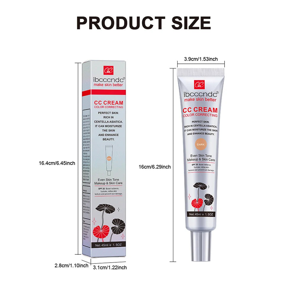 Erborian Waterproof CC Cream for Women - Moisturizing, Anti-Sweat, and Long-Lasting Makeup Protection Before Concealer
