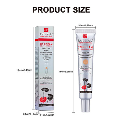 Erborian Waterproof CC Cream for Women - Moisturizing, Anti-Sweat, and Long-Lasting Makeup Protection Before Concealer