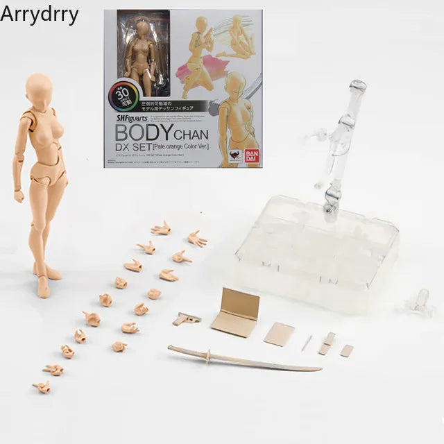 Sketch Drawing Figurines – Male & Female Movable Body Kun/Body Chan Anime Action Figure Mannequin