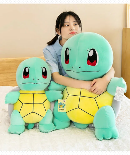 45cm Squirtle Plush Doll – Large Kawaii Pokémon Stuffed Turtle Pillow, Cute Christmas Gift Toy for Boys & Girls