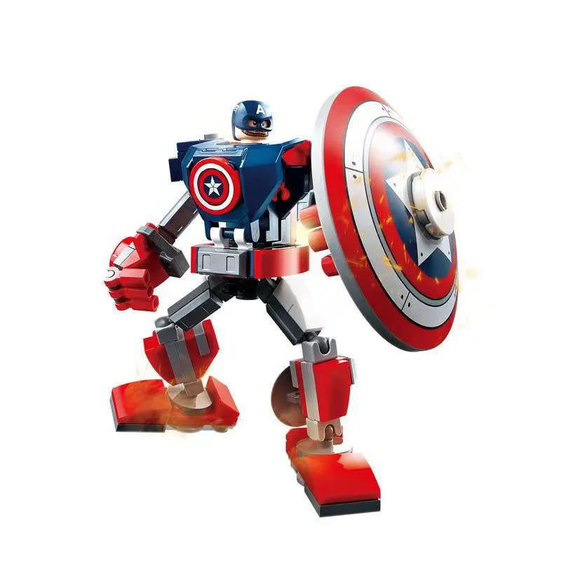 76270/76302 Superhero Building Blocks — Avengers Thor, Iron Man & Thanos Action Figure Model Toy