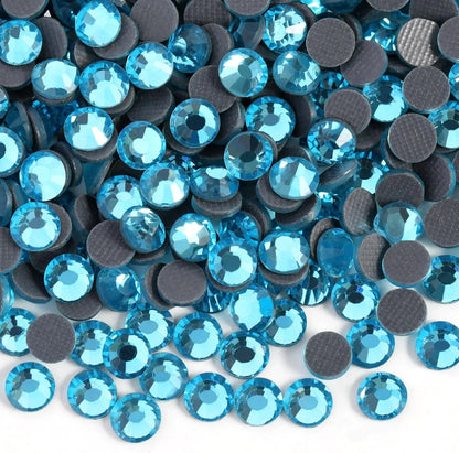 Bobohoo HotFix Crystal Rhinestones SS6-SS30 – Glitter Iron-On Strass Gems for Clothing, Dresses & DIY Crafts