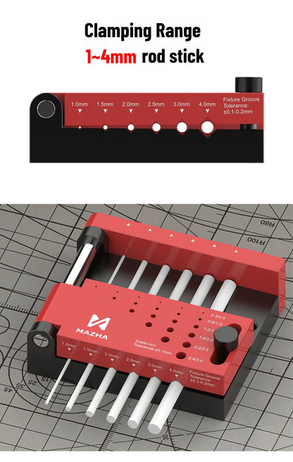 MAZHA T0012 Round Rod Punching Positioner – DIY Modeler Drilling Auxiliary Locator Tool