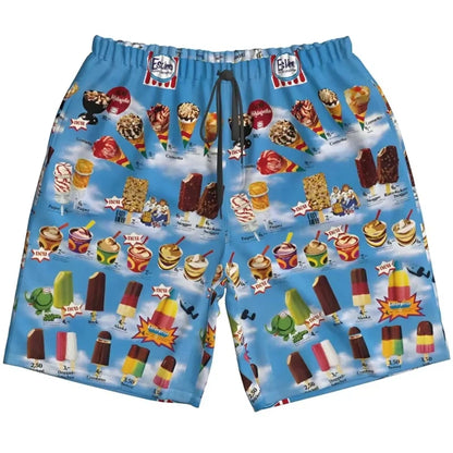 3D Ice Cream Hawaiian Shirt - Trendy Unisex Oversized Short Sleeve Beach Party Shirt