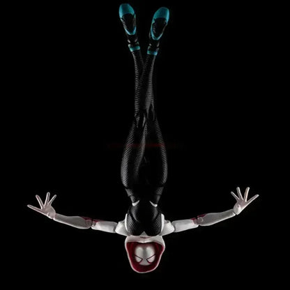 2024 Spider-Man & Gwen Action Figures — Spider-Verse Collection with Miles Morales Sentinel | Anime Toys Christmas Gift
