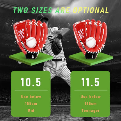 Durable 11/11.5 Inch Baseball Gloves – Thicken Infielder's Mitts for Youth Boys