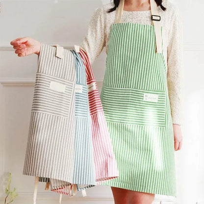 Kitchen Cooking & Baking Apron - Durable, Easy-Clean Protective Apron for Home Kitchens and Catering Services