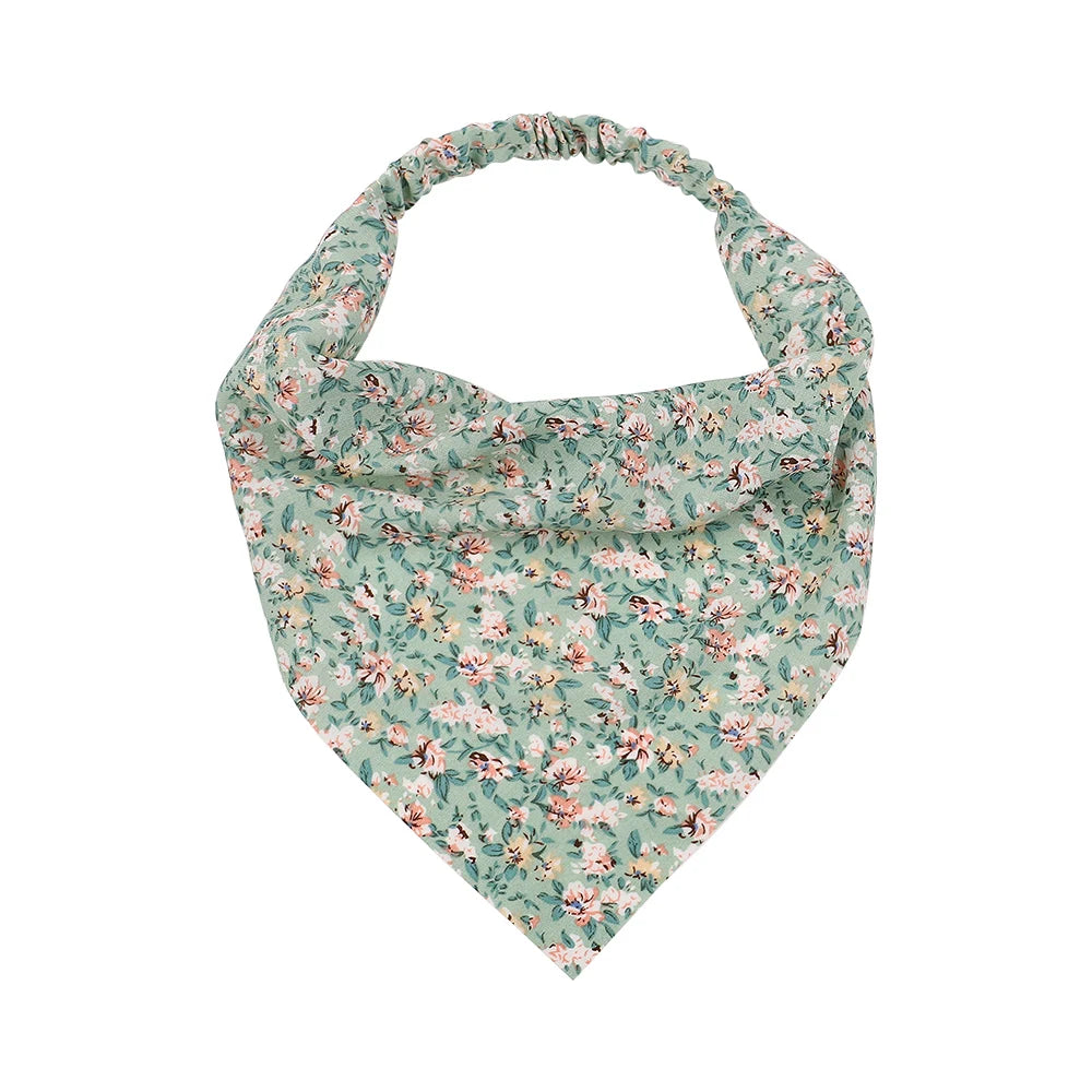 Vintage Boho Suede Headbands for Women – Soft Solid Print Cross Knot Elastic Hairbands & Bandanas for Girls