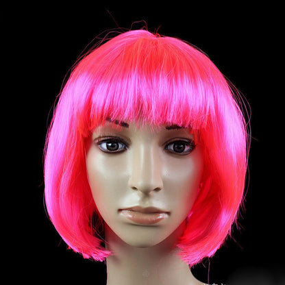 Pretty Short Bob Wig for Women – Natural Fashion Synthetic Wig for Halloween, Cosplay, Anime, and Daily Party Wear