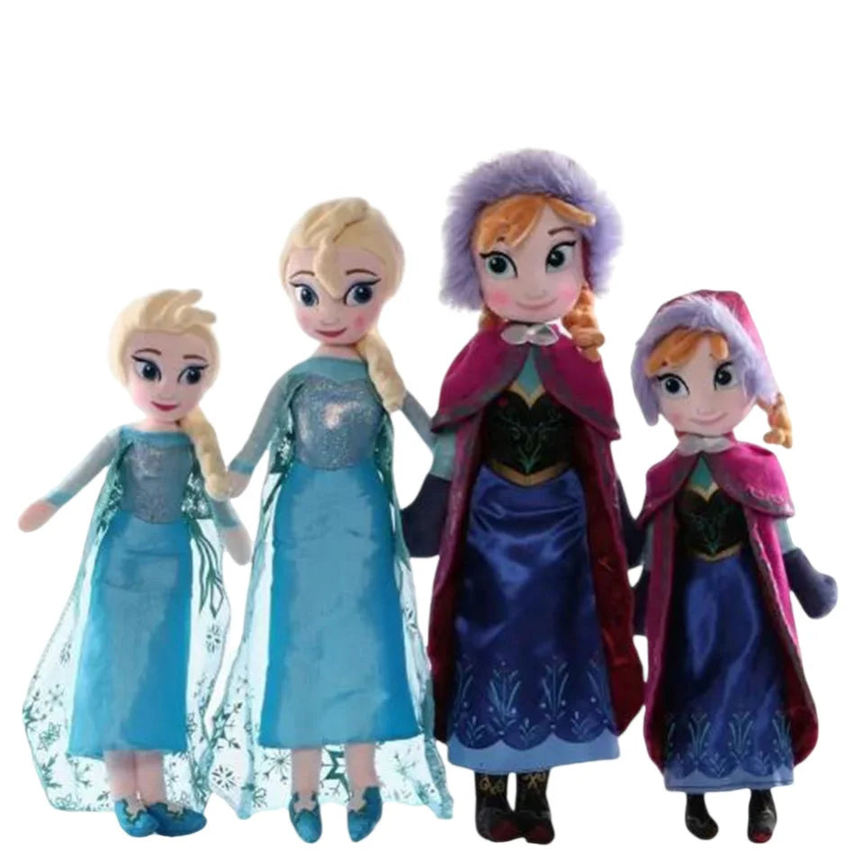 Disney Frozen Elsa, Anna & Friends Plush Toys – Olaf, Sven, Bruni Soft Dolls for Kids Christmas Gifts