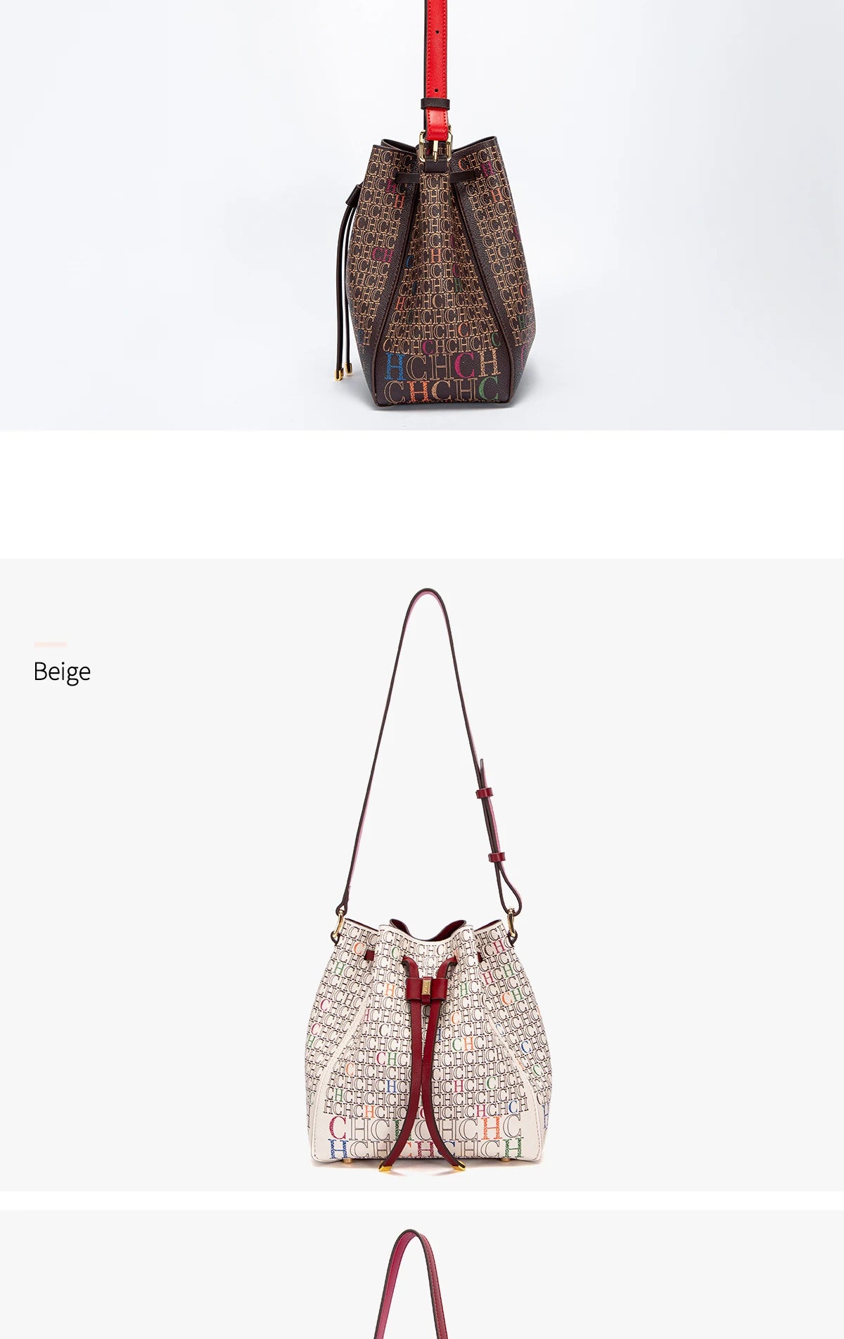 Luxury Women’s Bucket Handbag — Classic Designer Shoulder Bag with Fashion Print, Stylish Wallet for Women