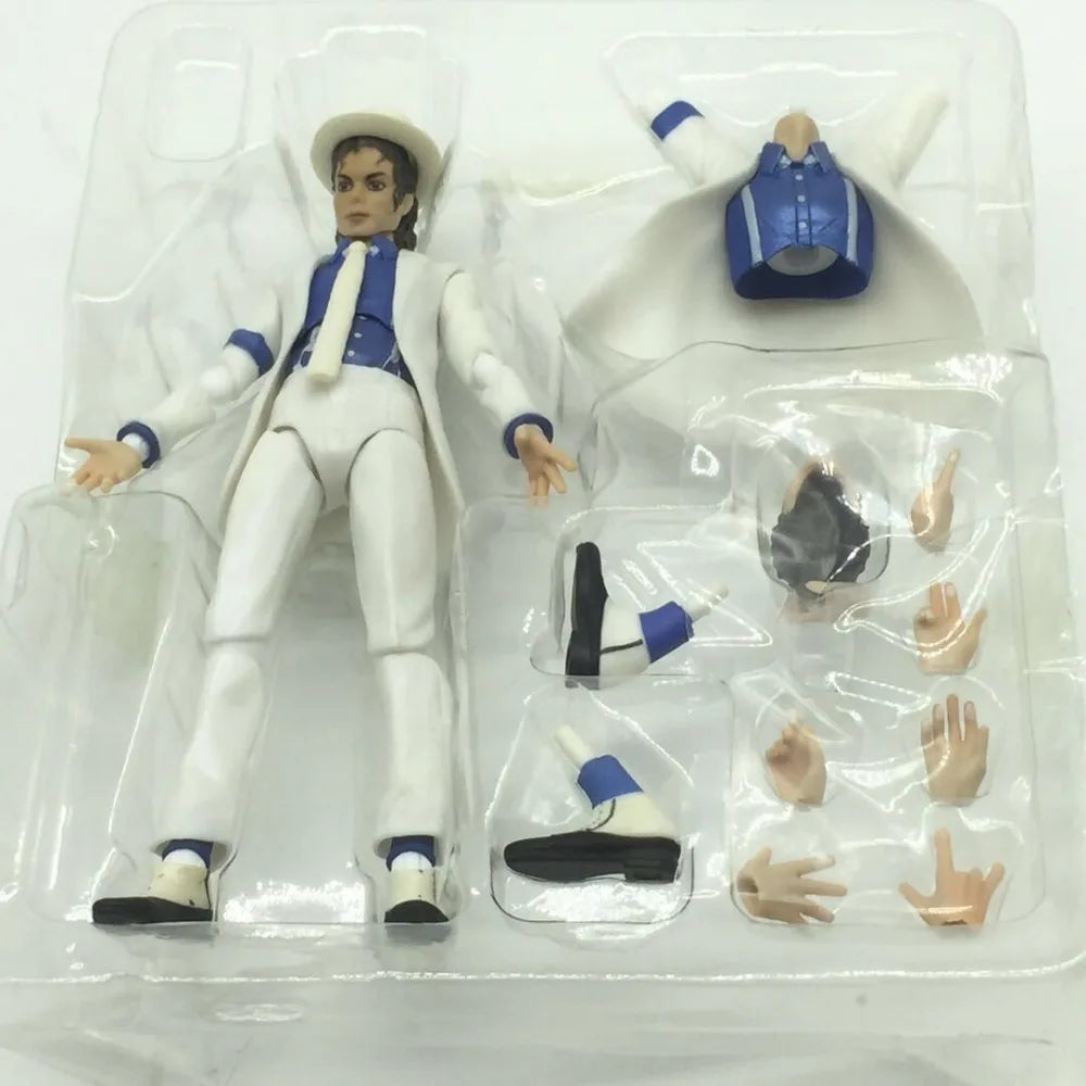 Michael Jackson Smooth Criminal Action Figure — MJ Thriller Moonwalk Model Toy, Joint Movable Collectible, Christmas Gift