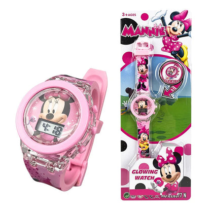 Flash Frozen Mickey Kids Watch - Cartoon Digital Wristwatch for Girls and Boys School Gifts