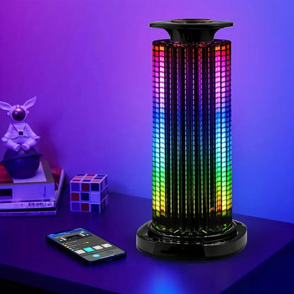 RGB Music Rhythm Light - 4D Panoramic Sound Activated LED Atmosphere Lamp