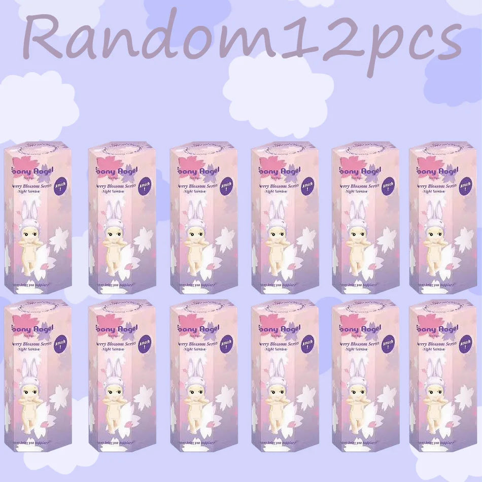 Angel Doll Cherry Blossom Night Series Blind Box | Hippers Action Figure Phone Ornament Gift