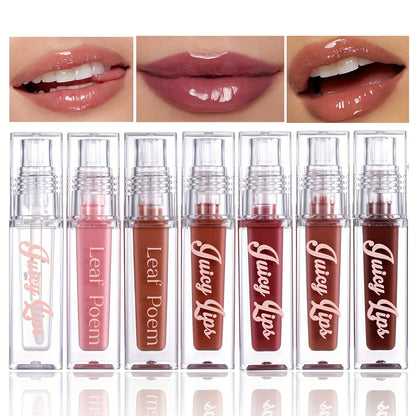 Hydrating Crystal Lip Oil – Tinted Plumping & Moisturizing Gloss for All Skin Types