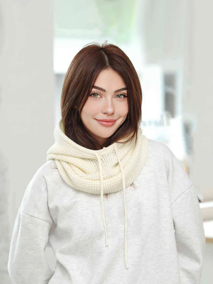 Women’s Winter Beanie Hat with Knit Balaclava – Neck Warmer & Ski Snow Scarf