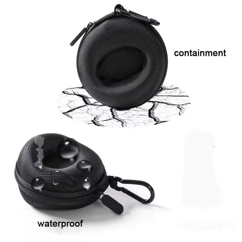 Portable EVA Watch Travel Case - Waterproof Zipper Storage Organizer Box for Smartwatch Holder and Protection
