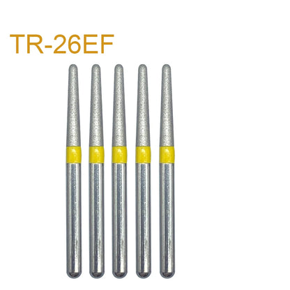 5pcs FG Dia 1.6mm Dental Drills – High-Speed Handpiece Diamond Burs for Teeth Whitening