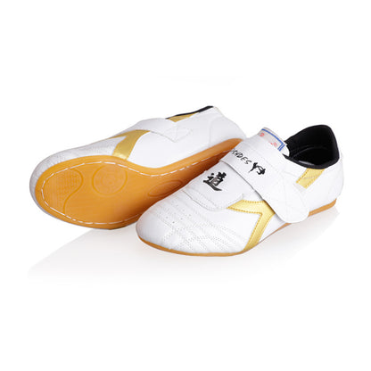 Breathable White Taekwondo & Martial Arts Shoes — Kung Fu, Wushu, Taichi, Karate & Wrestling Sneakers