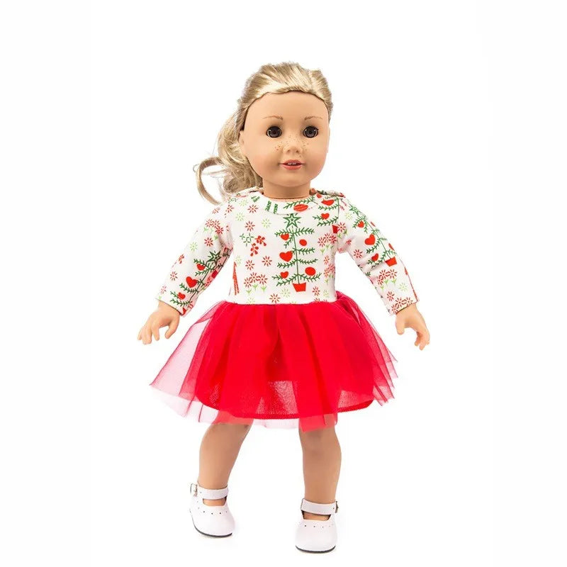 18-Inch American Girl Doll Clothes – Coat, Tights & Pants Outfit for Newborn & Baby Dolls
