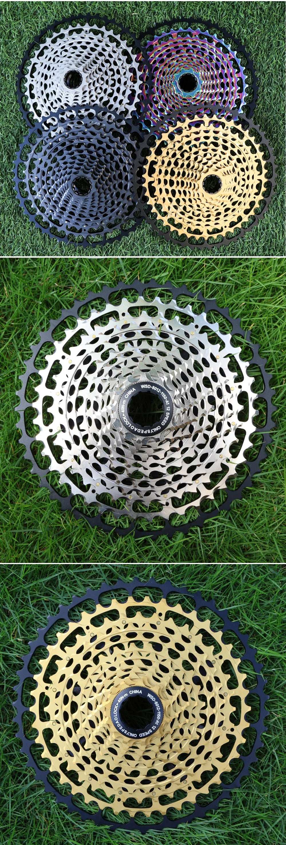 SPEDAO 12-Speed 10-50T Bicycle Cassette – 12V MTB Freewheel Sprocket for SX NX GX, XD & HG Compatible