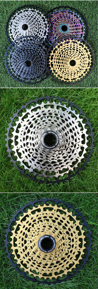 SPEDAO 12-Speed 10-50T Bicycle Cassette – 12V MTB Freewheel Sprocket for SX NX GX, XD & HG Compatible