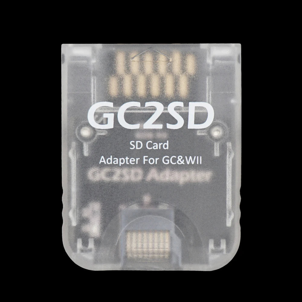 GC2SD Card Adapter – Micro SD to SD Memory Card Adapter for Nintendo GameCube & Wii Console, SD2SP2 Swiss Compatible