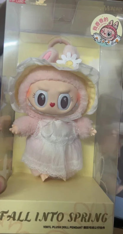 New Arrival Monster Labubu Zimomo Angel Doll – Creative DIY Vinyl Pendant Figure, Toy Replica for Birthday & Christmas Gift