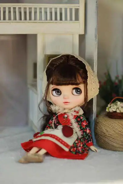 Blythe Doll Clothes Dress Suit — Outfit for OB22, OB24 & Azone Dolls