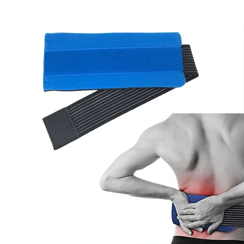 Reusable Ice Pack with Elastic Strap – Hot & Cold Therapy for Sports Injuries, First Aid, Knee, Back, Wrist, Shoulder & Arm Pain Relief